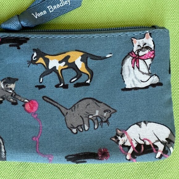 VERA BRADLEY CAT'S MEOW ZIP ID CASE:NWT CATS (#2) - Picture 5 of 10